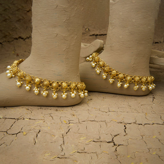 Kamal Payal Handcrafted Gold Plated