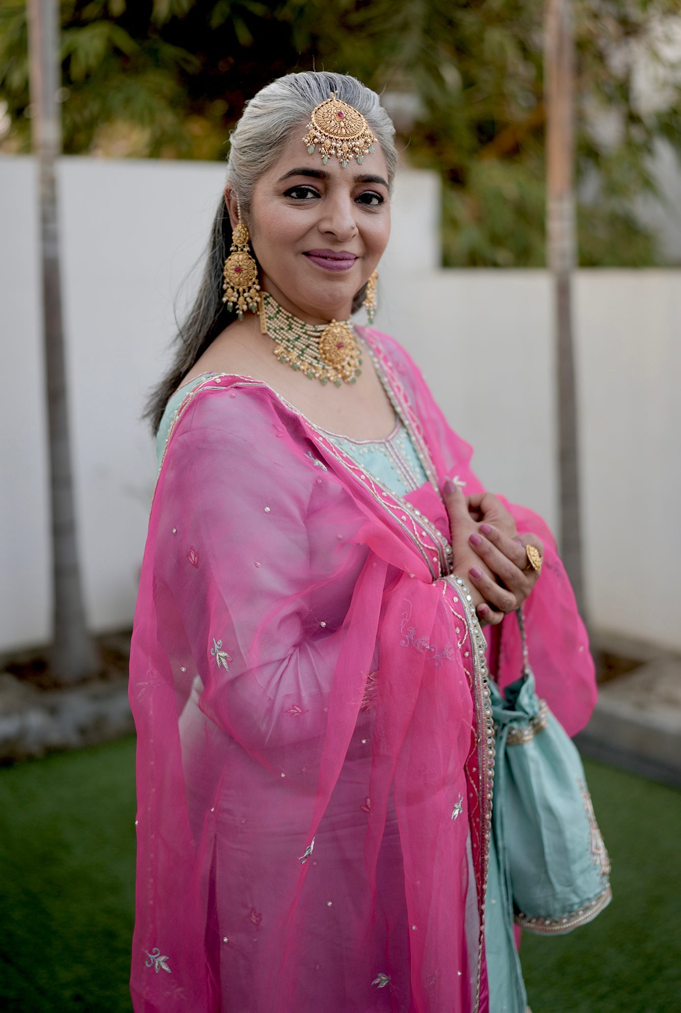 Parizad choker Earing Tikka Handcrafted Gold Plated