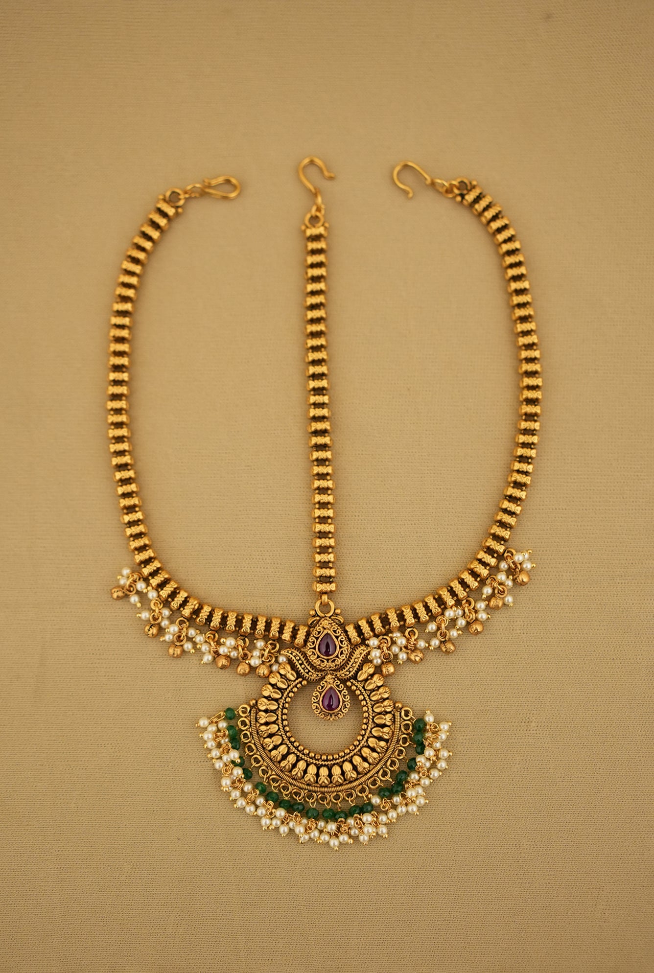 Komal Matha Patti Gold Plated