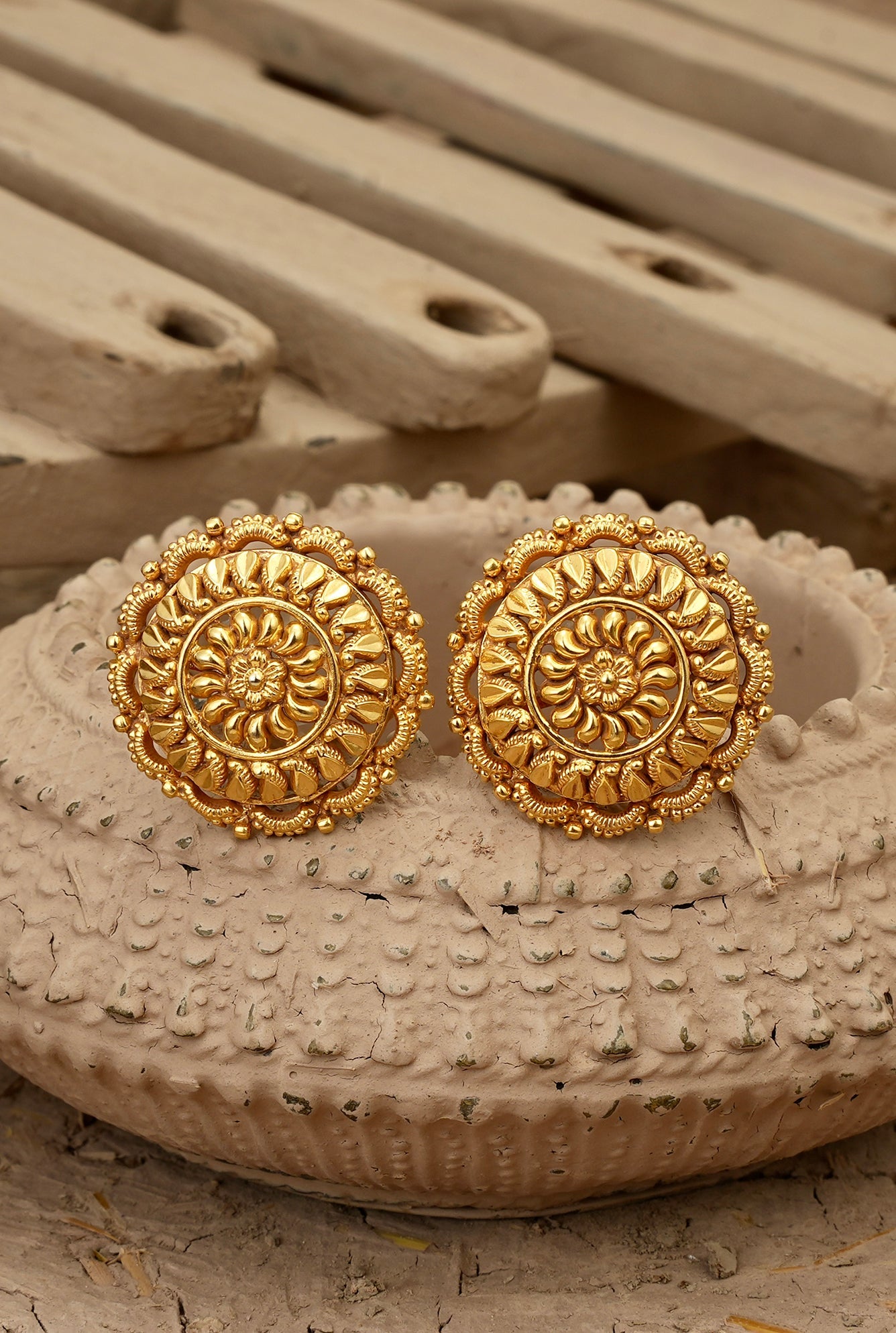 Nargish Tops Handcrafted Gold Plated