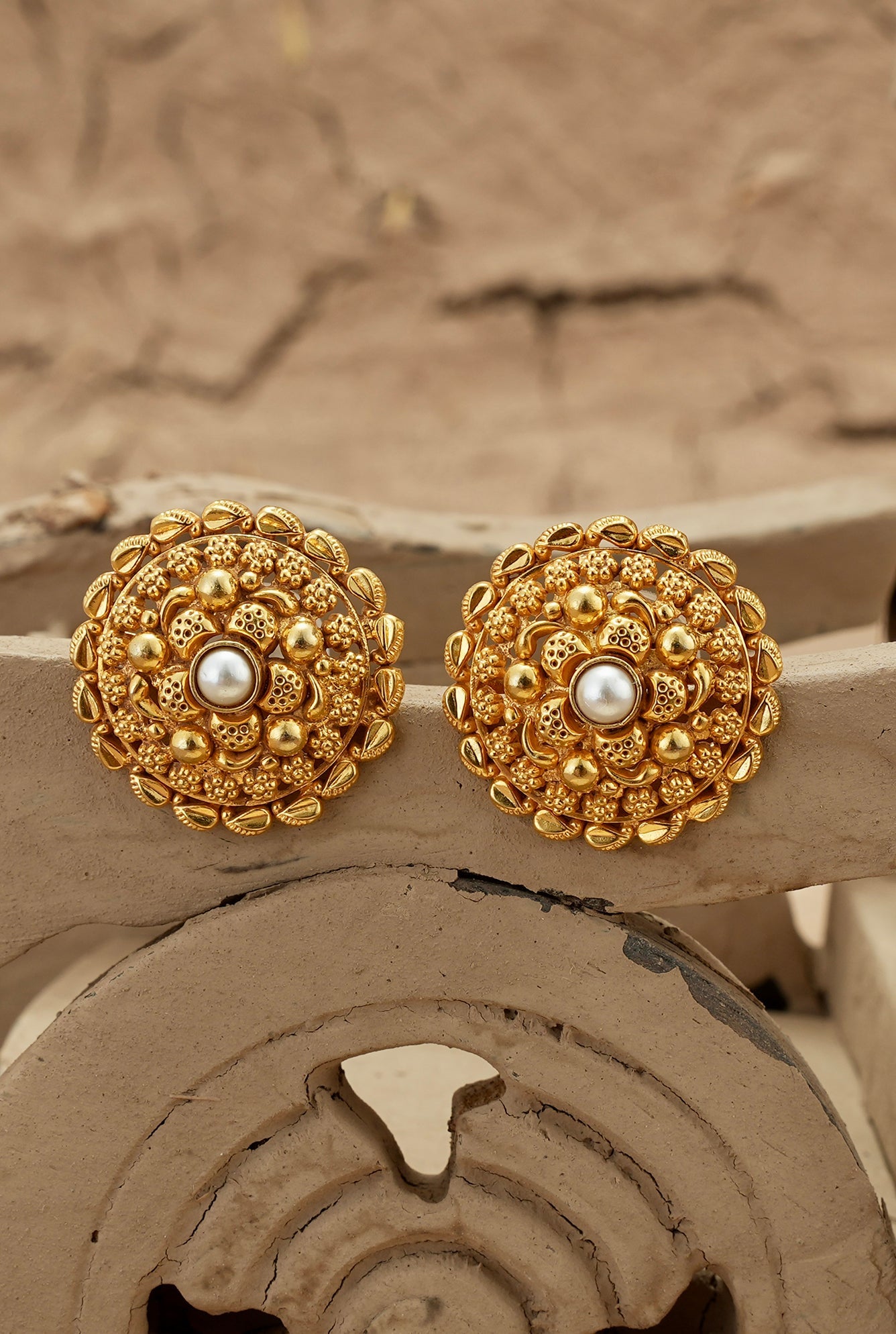 Triveni Tops Handcrafted Gold Plated