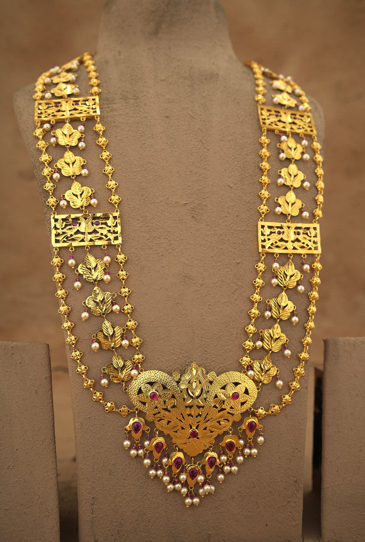 Gulhab Ranihaar Handcrafted Gold Plated