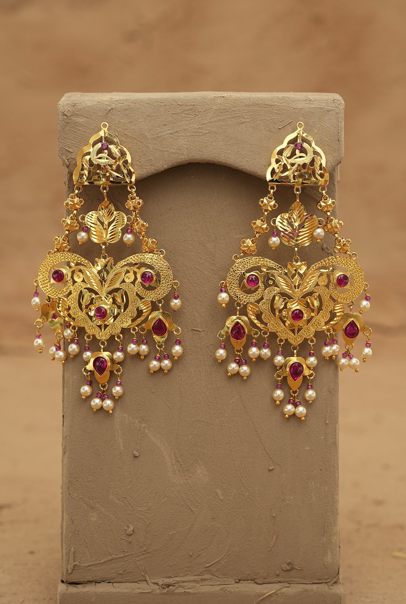 Gulhab Ranihaar Handcrafted Gold Plated