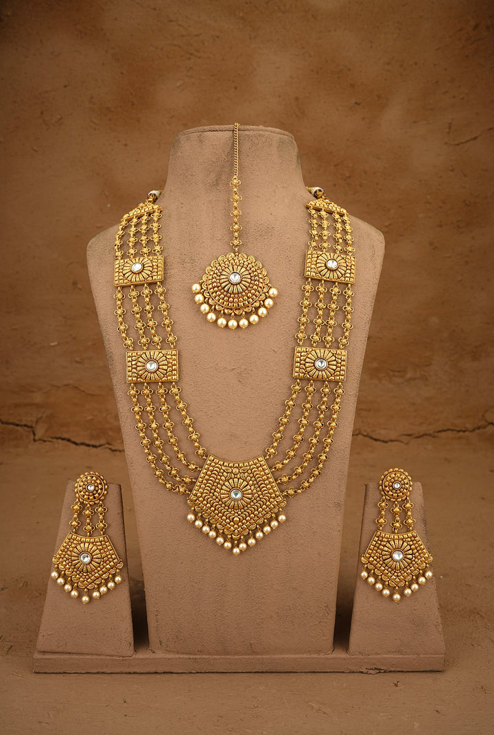 Babool Ranihaar Handcrafted Gold Plated