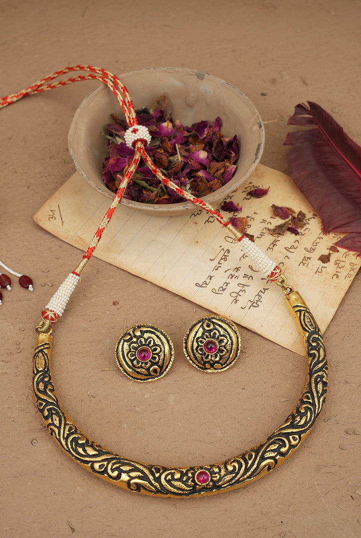 Heer Hasli set Handcrafted Gold Plated