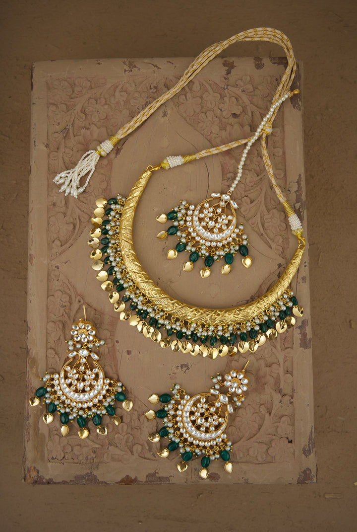 Iraa Hasli set Handcrafted Gold Plated