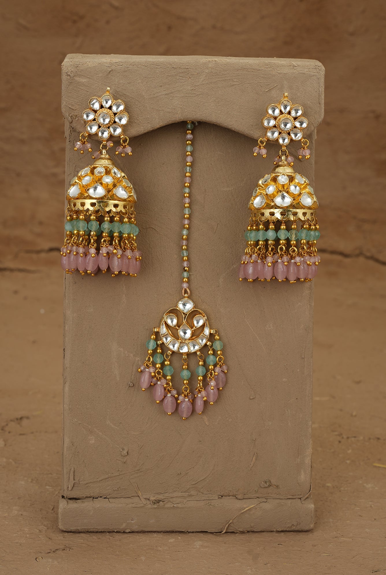 Rimi Hasli set Handcrafted Gold Plated