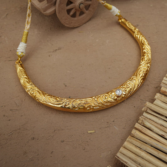 Falak Hasli set Handcrafted Gold Plated