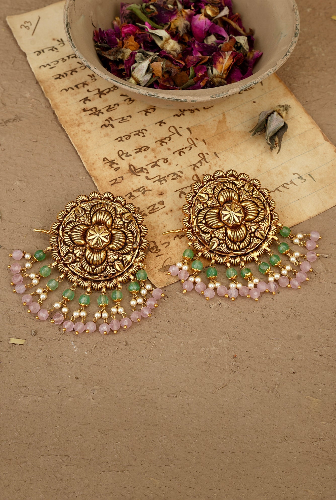 Pavi Clips Handcrafted Gold Plated