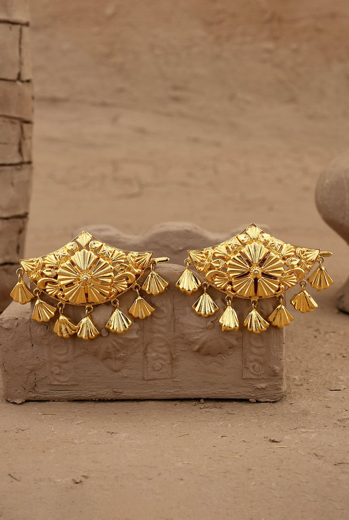 Teesha Clips Handcrafted Gold Plated