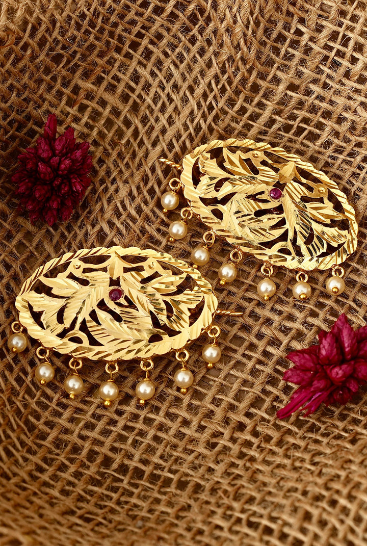 Bhavi Clips Handcrafted Gold Plated