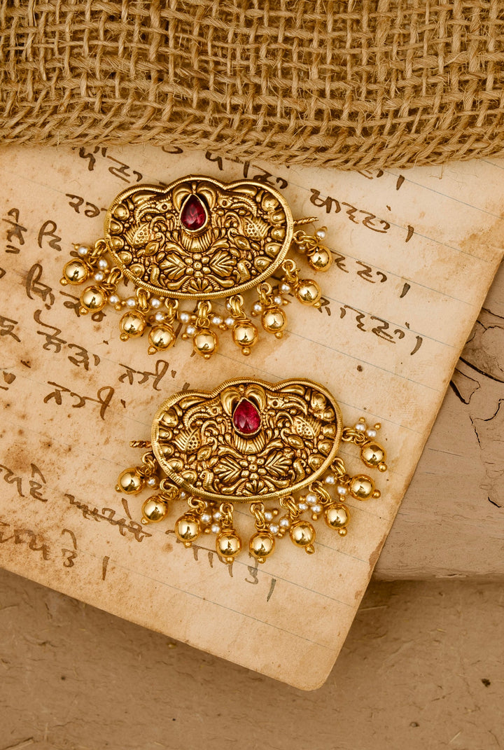 Jaismin Clips Handcrafted Gold Plated