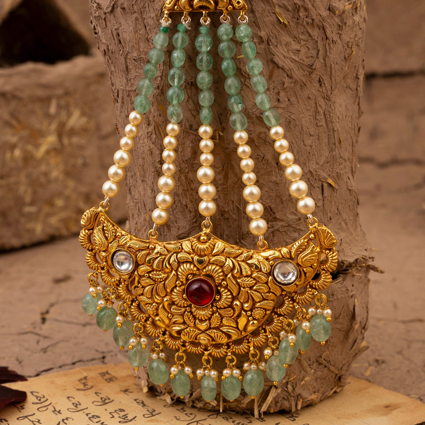 Aabha Passa Handcrafted Gold Plated