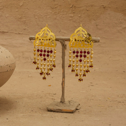 Pavi  Earrings Handcrafted Gold Plated