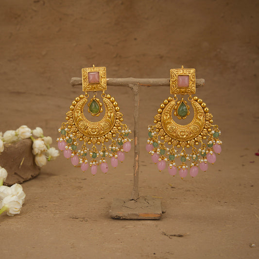 Sonaa  Earrings Handcrafted Gold Plated