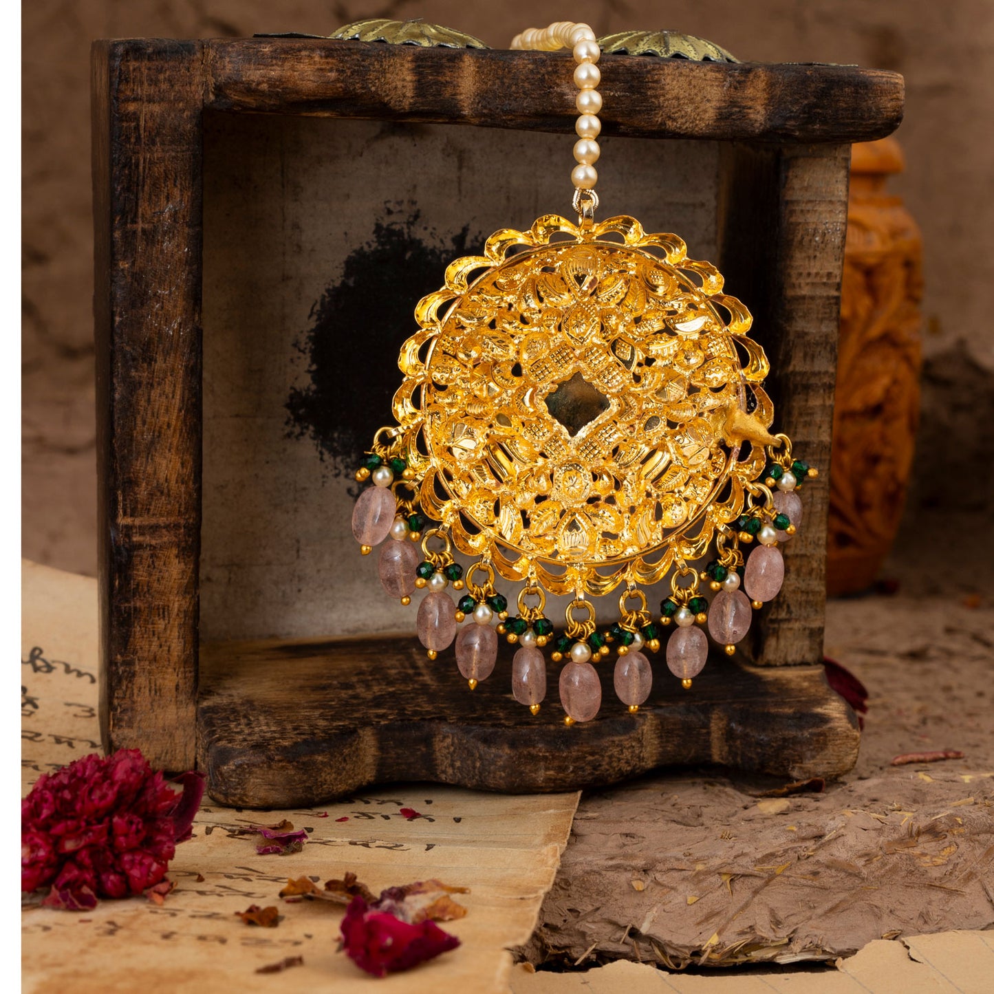 Aroha Tika Handcrafted Gold Plated