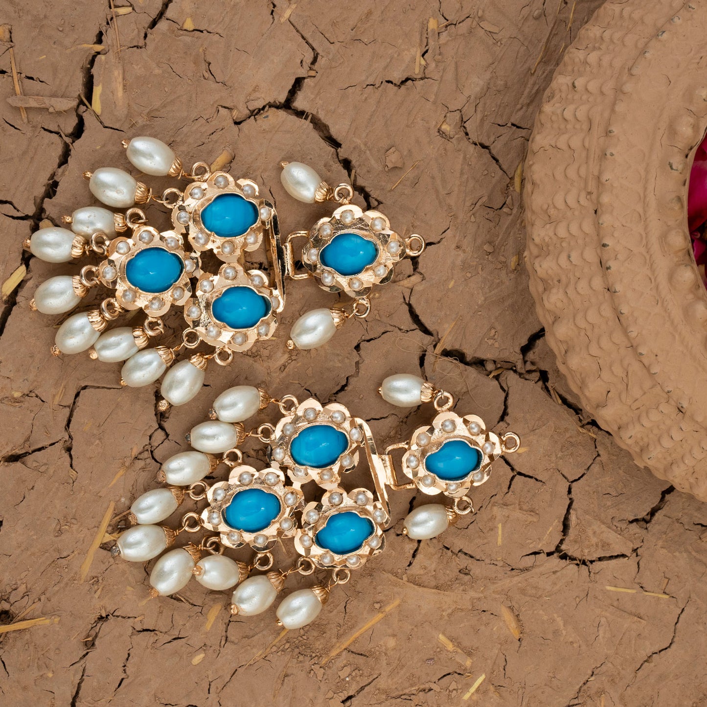Celestial Bloom Punjabi Necklace with Refined Elegance