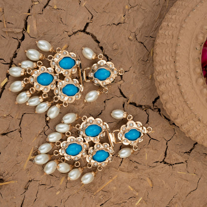 Celestial Bloom Punjabi Necklace with Refined Elegance