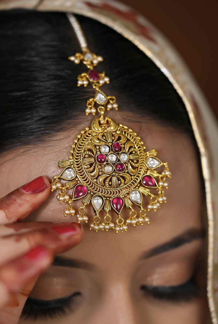 Rangat Tikka Handcrafted Gold Plated