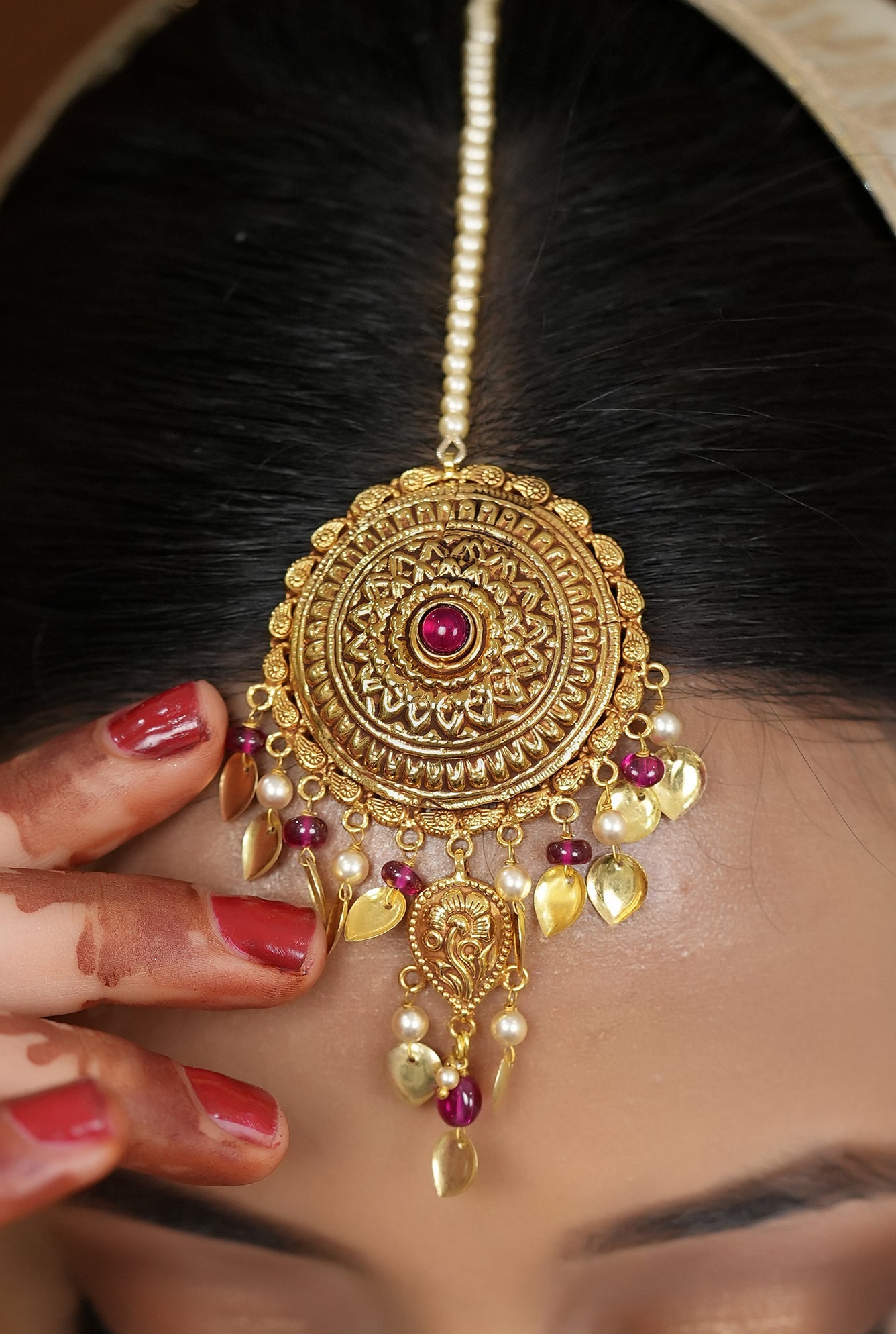 Chand Tikka Handcrafted Gold Plated