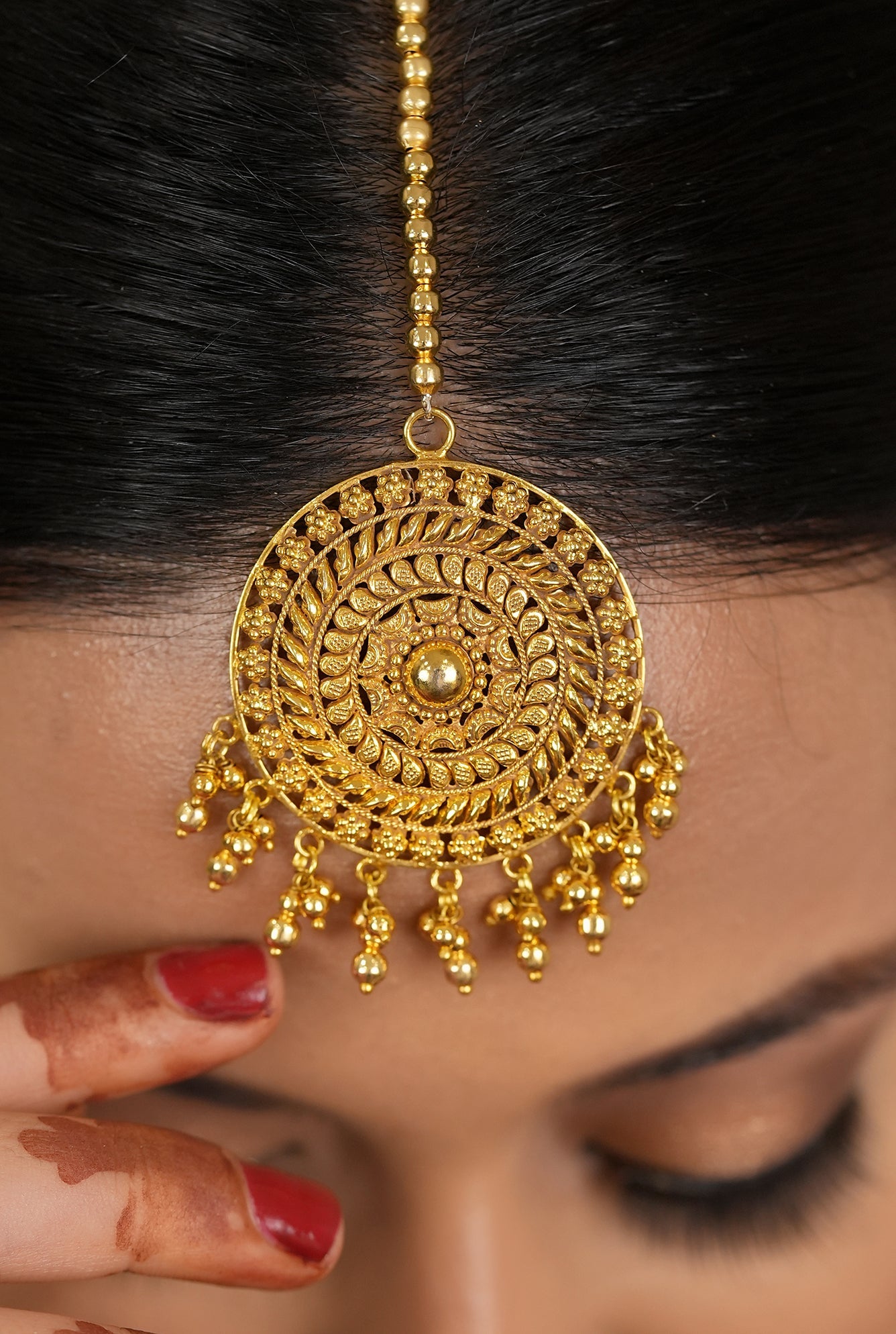 Mehak Tikka Handcrafted Gold Plated