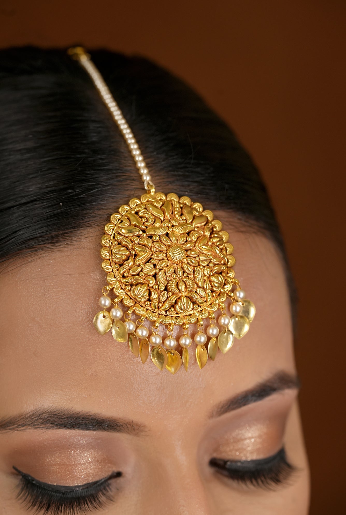 Vibha Tikka Handcrafted Gold Plated