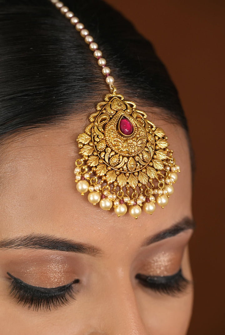 Karuna  Tikka Handcrafted Gold Plated