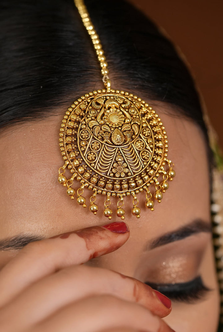 Zarina  Tikka Handcrafted Gold Plated