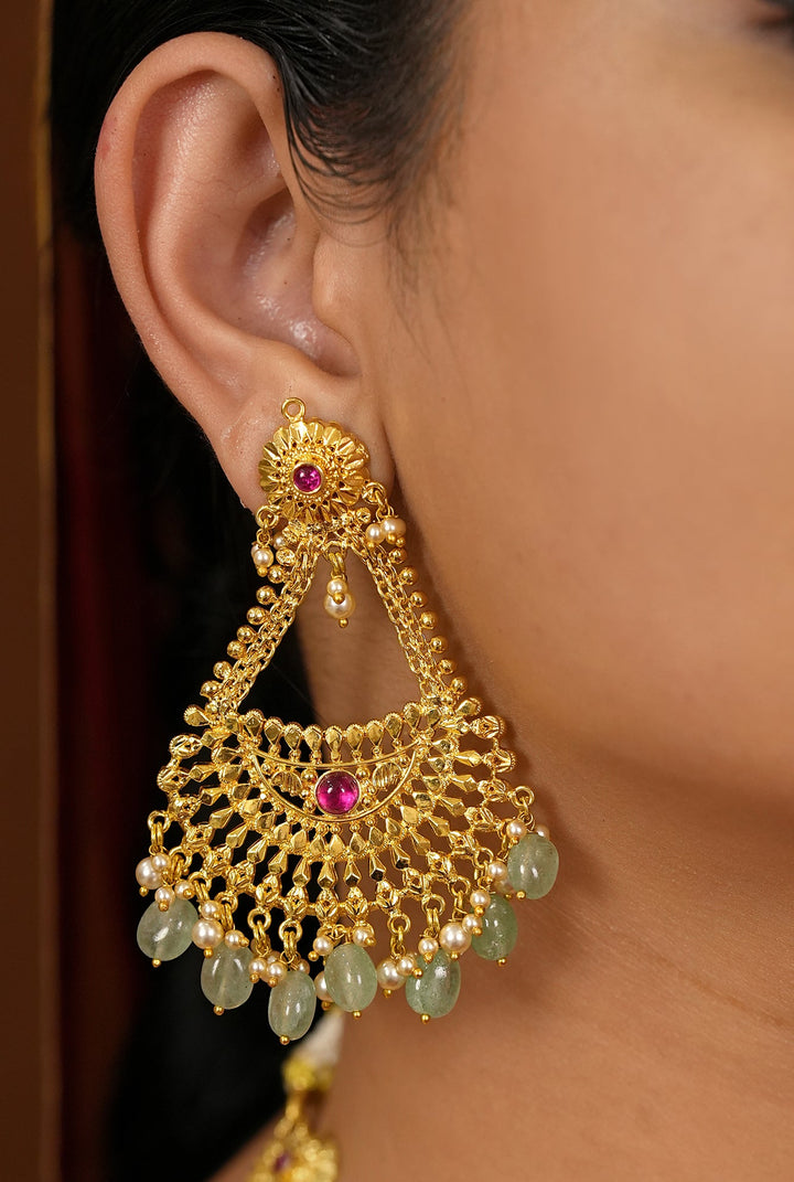 sohni Earing Handcrafted Gold Plated