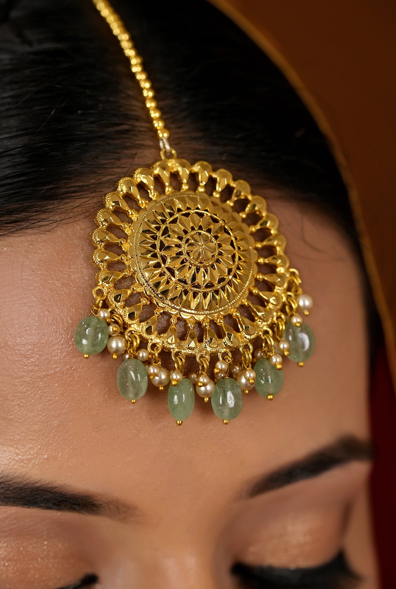 Aman Tikka Handcrafted Gold Plated