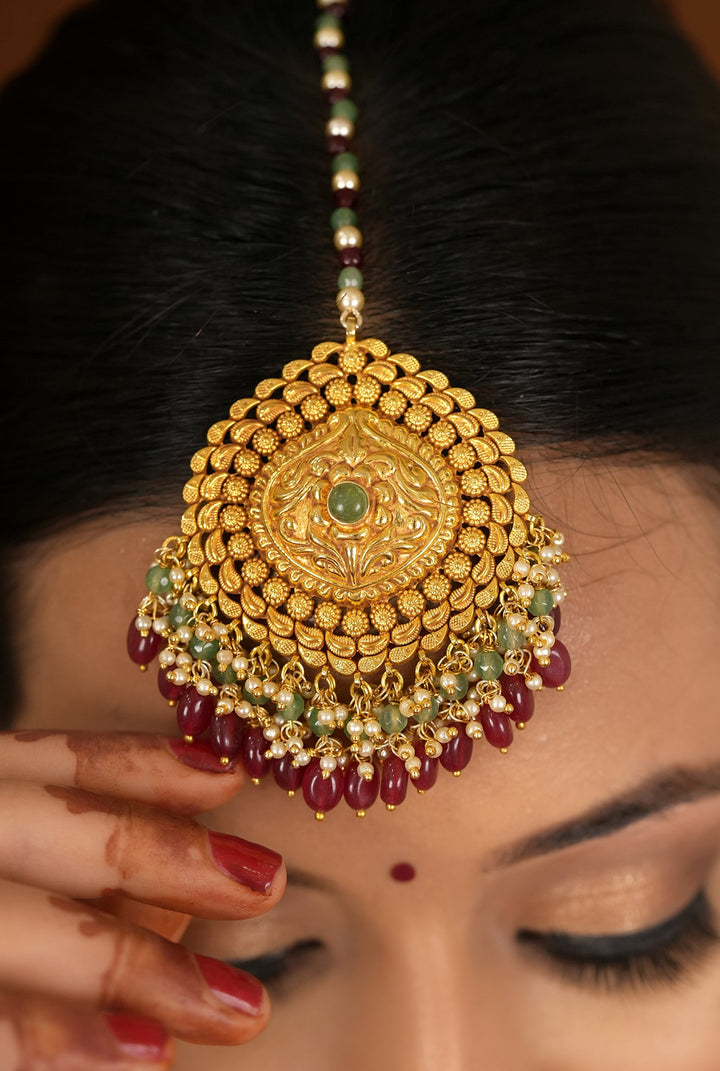 Babool Tikka Handcrafted Gold Plated