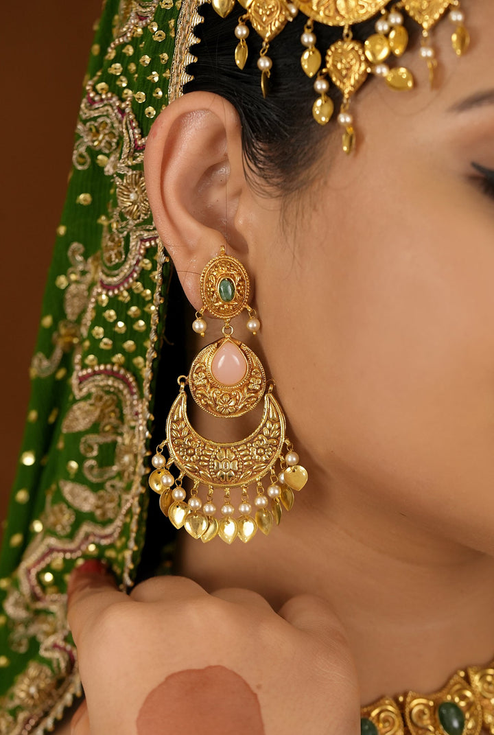 Haya Earing Handcrafted Gold Plated