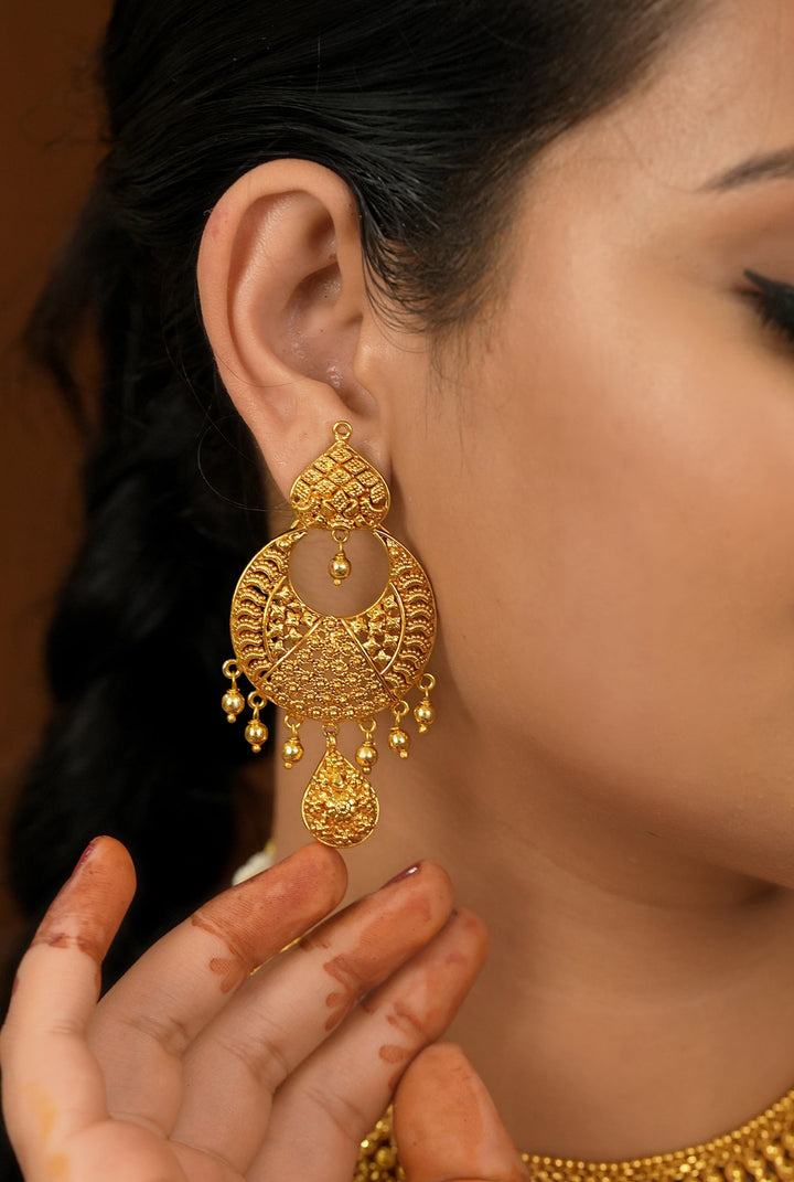 Komal Earing Handcrafted Gold Plated