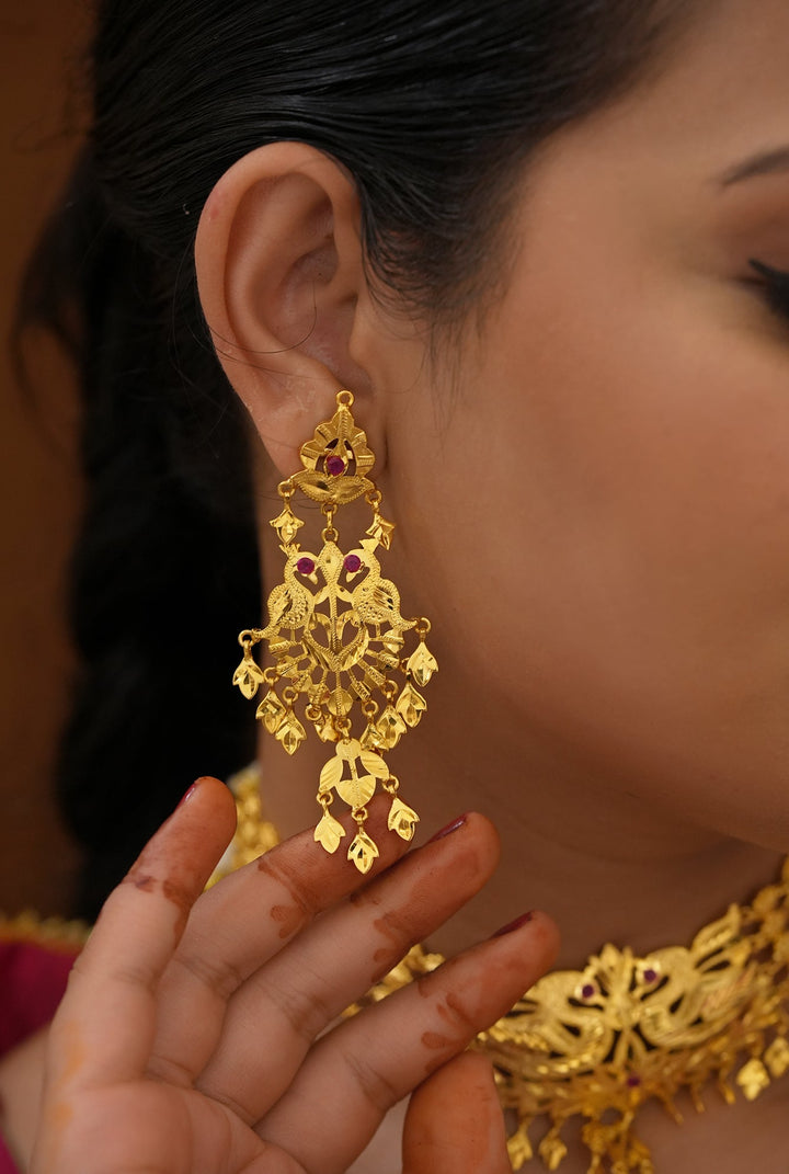 Rasa Earing Handcrafted Gold Plated