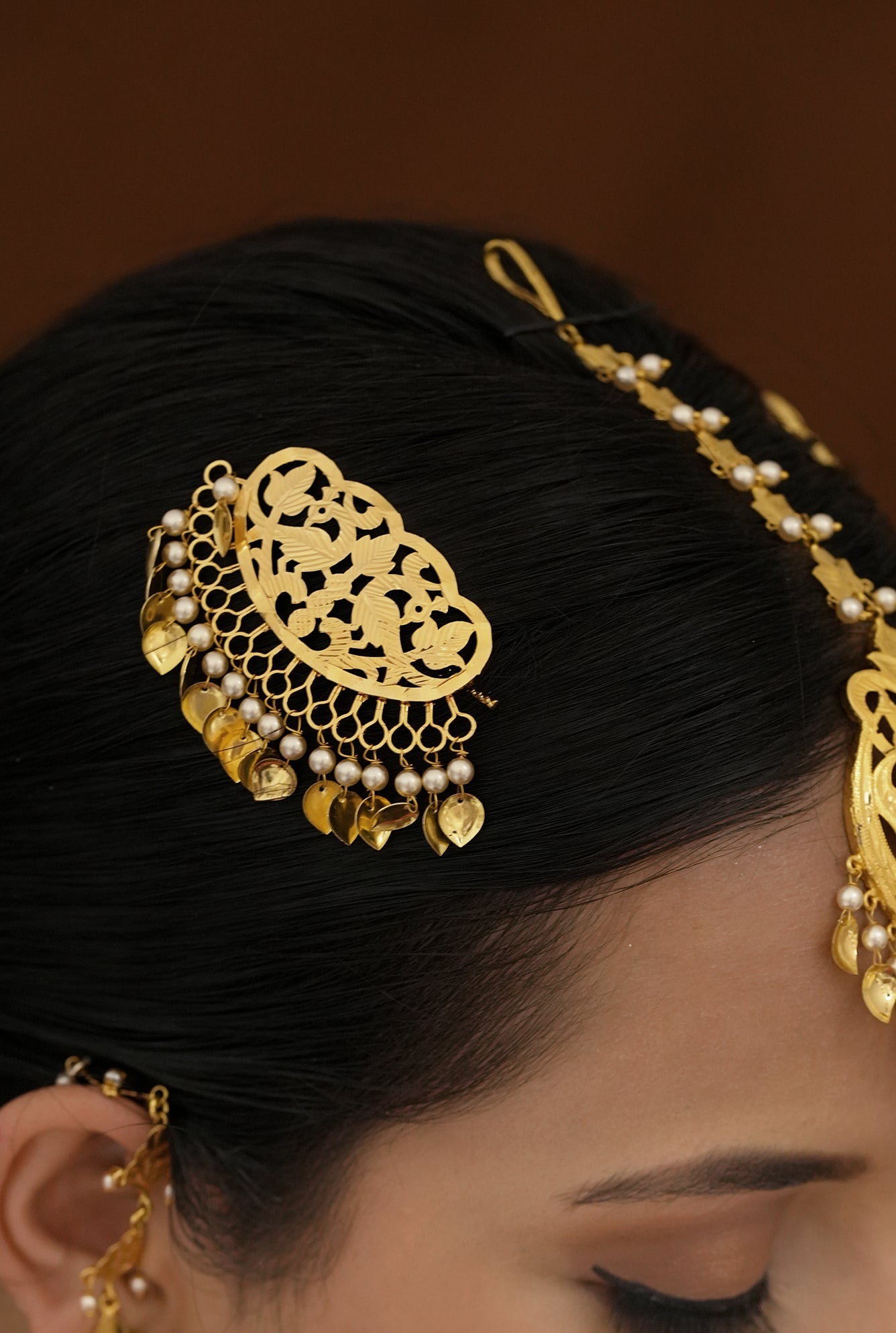 Kamal Clips Handcrafted Gold Plated