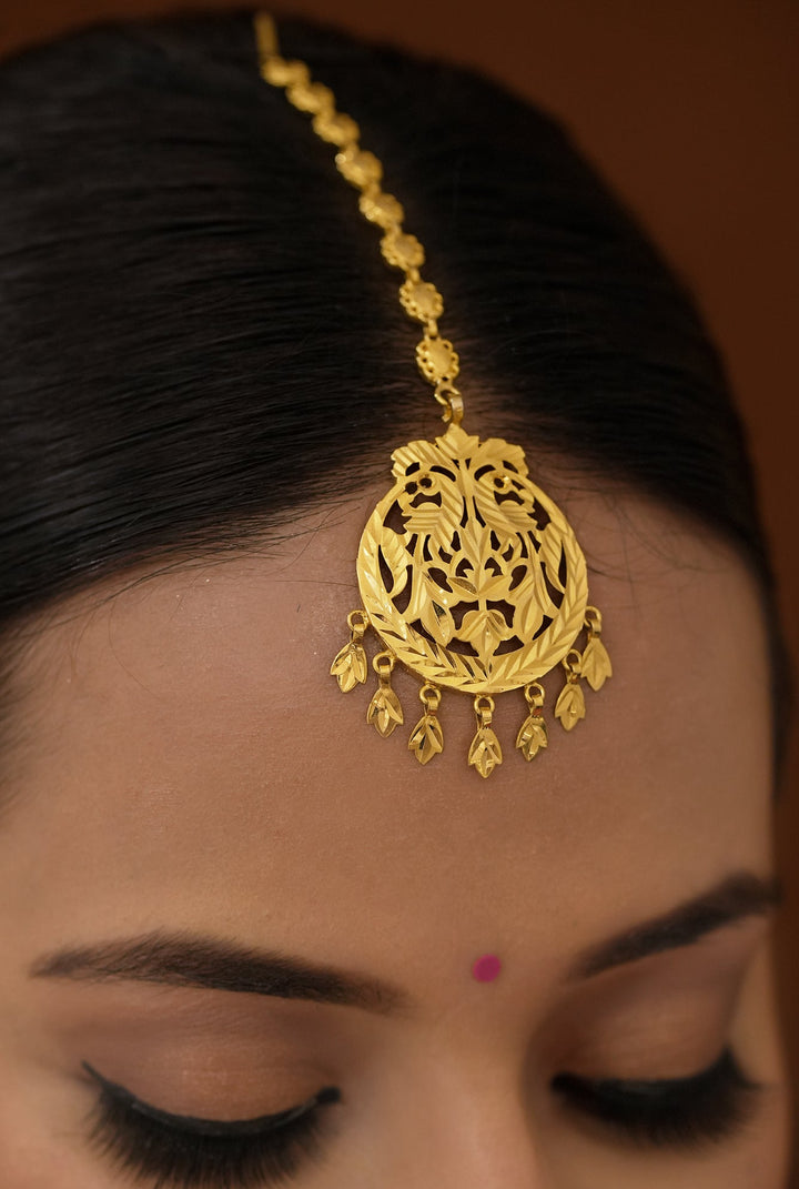Bhavi Tikka Handcrafted Gold Plated