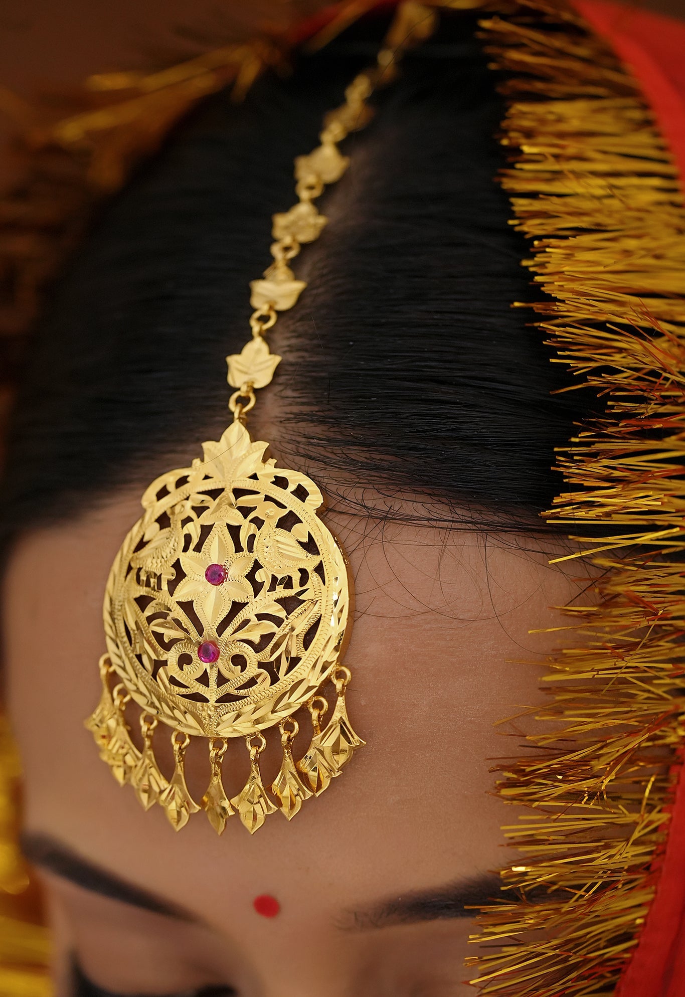 Komal Tikka Handcrafted Gold Plated