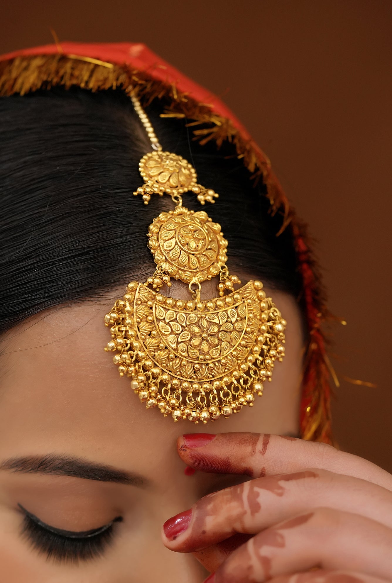 Inaya  Tikka Handcrafted Gold Plated
